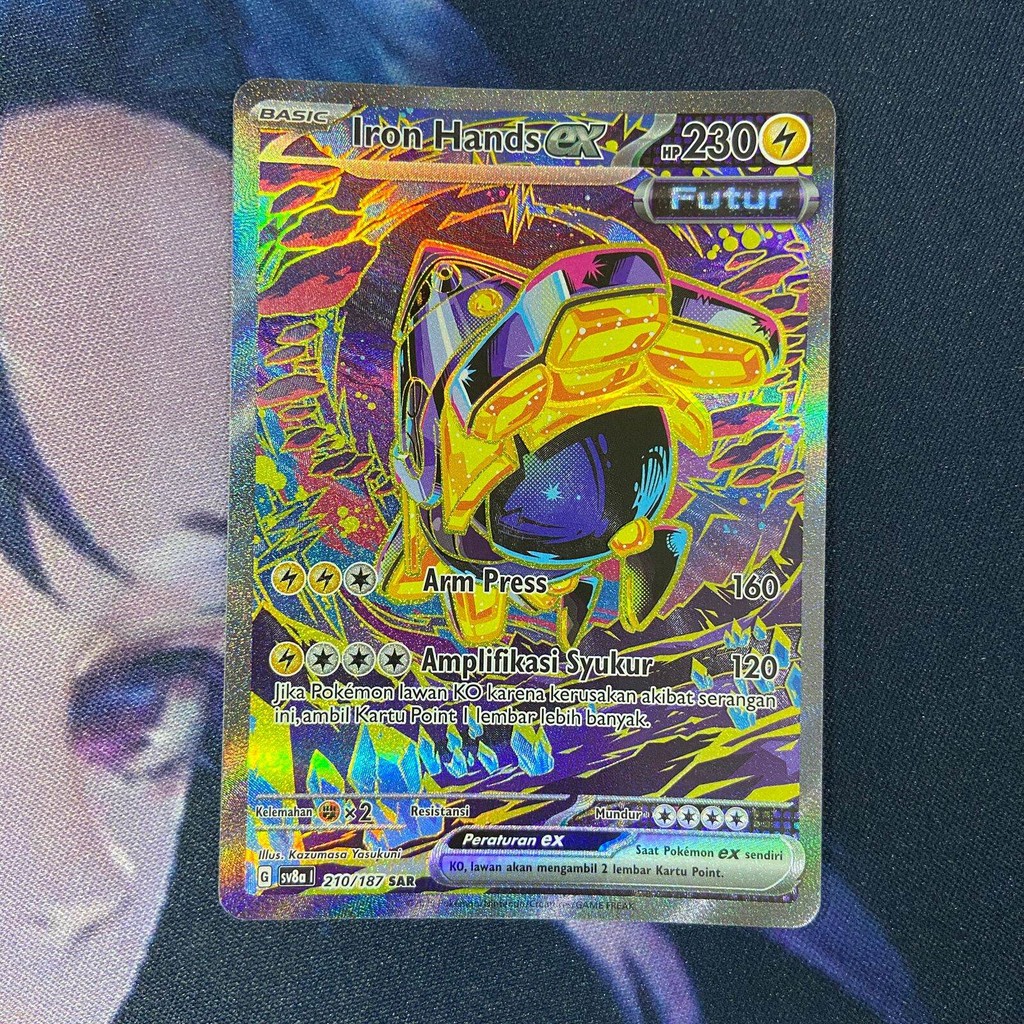 pokemon (ID) iron hands ex - SV8a 210/187 - SAR