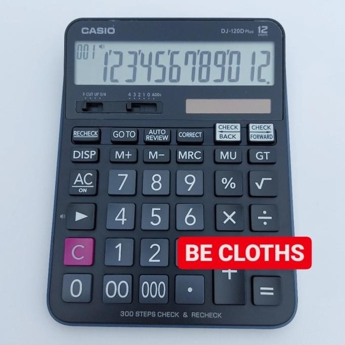

Casio DJ-120D Plus Kalkulator - Check & Correct Kalkulator Desktop