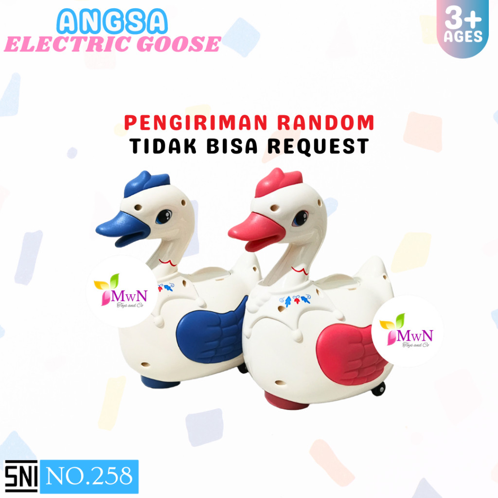 MWN Mainan Electric Goose Angsa Bertelur No.258