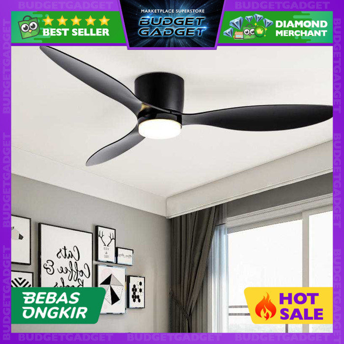 SOVE KIPAS ANGIN GANTUNG LAMPU TRI COLOR CEILING FAN - YN-45