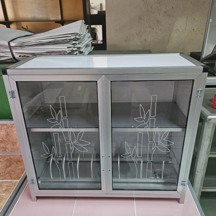 Rak Piring Rak Gantung Rak Sayur Minimalis Aluminium