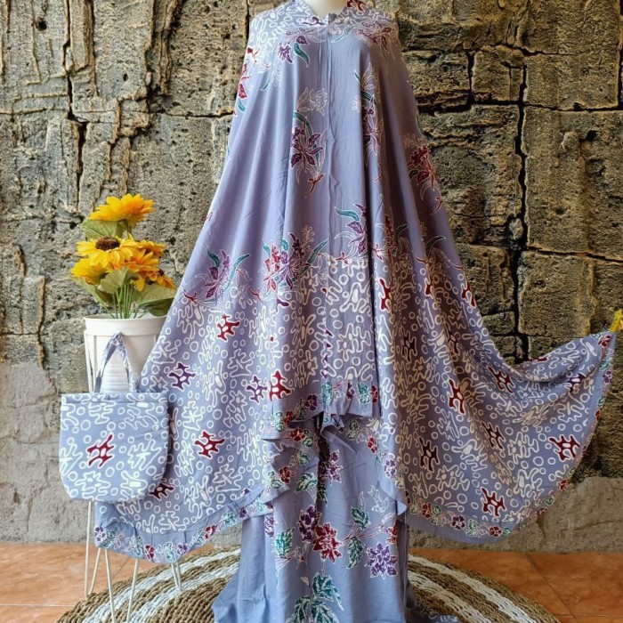 Minajshop Mukena Batik Cap Encim Jumbo Pekalongan