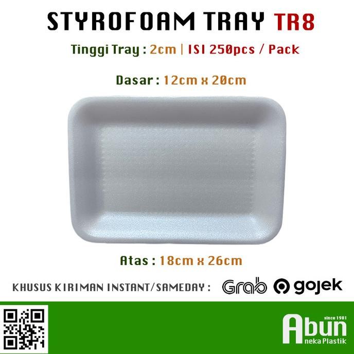 

Tray Styrofoam Tr-8 Isi 250Pcs Original Dan Terpercaya