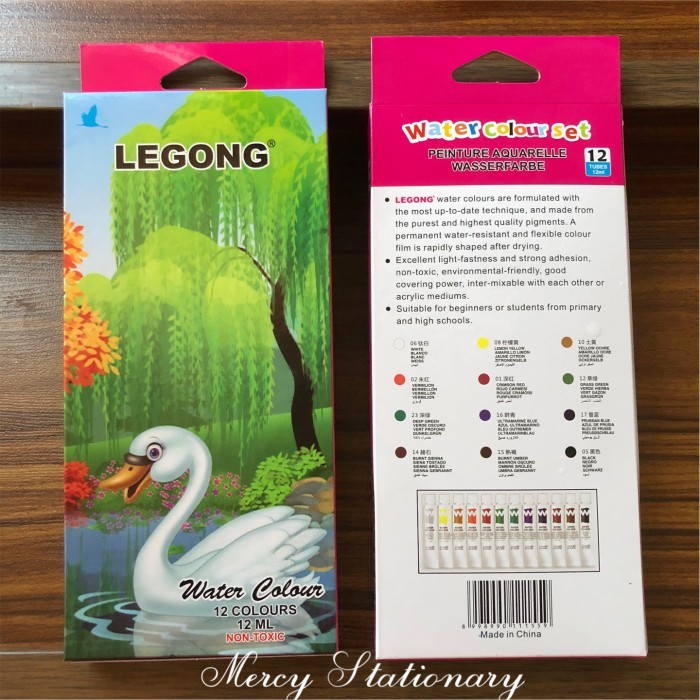 

HRG DISKON Cat Air 12 Warna - Water Colour Set Legong