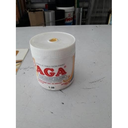 

DISKON Cat Aga Gold/ silver tembaga 250 cc. cat poster