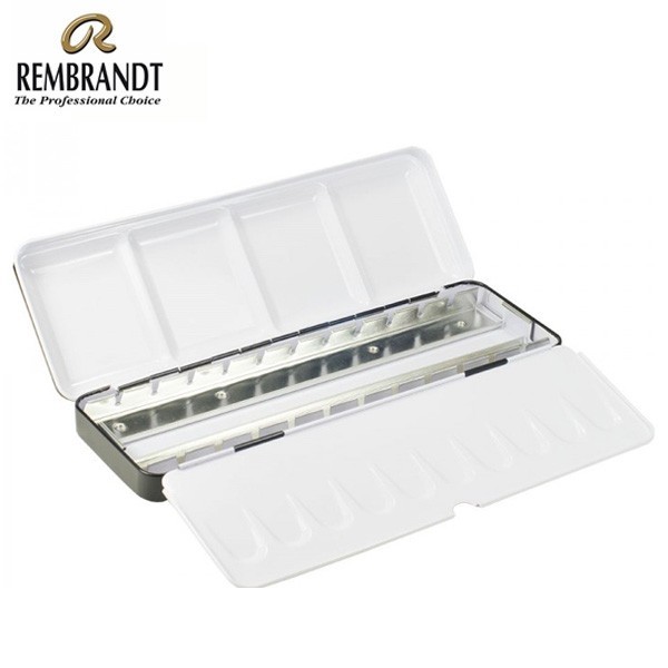 

MURAH Rembrandt Watercolour Empty Metal Set for 24 Half Pans