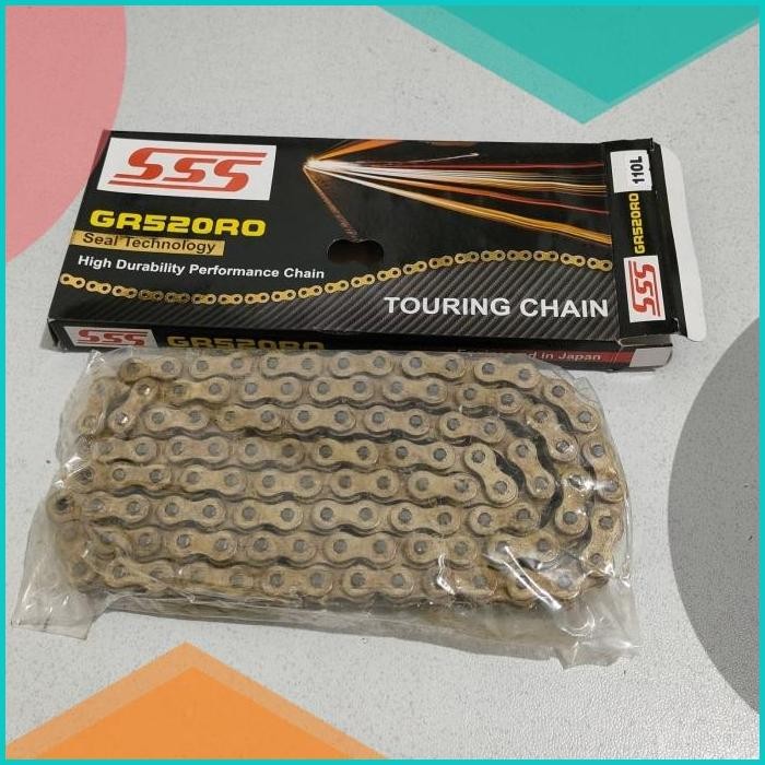 Rantai SSS 520 O-Ring - 110 L Rantai Ninja 250 SSS 520-110 Ninja RR Mo