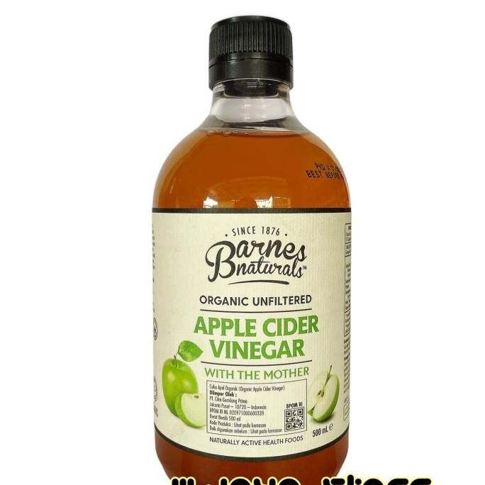 

Barnes Apple Cider Vinegar Organic Unfiltered 500ml