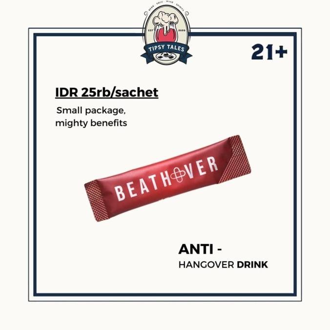 

Now Trending Beathover Minuman Hangover Cure / Anti Hangover 1 Sachet Neo