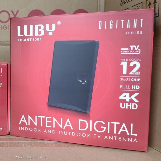 ANTENA DIGITAL LUBY LB-ANT1001 / ANTENA INDOOR OUTDOOR UNTUK STB SET TOP BOX . PROMO