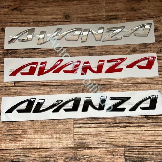 EMBLEM KAP MESIN MOBIL AVANZA EMBLEM AVANZA READY