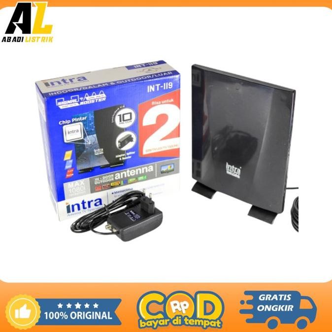 ANTENA DIGITAL OUTDOOR/INDOOR INTRA DVB T2 + KABEL 10 METER FORSALE