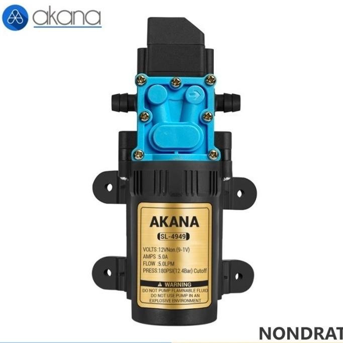 POMPA DC 12 VOLT AKANA 4949 - OTOMATIS TEKANAN TINGGI FORSALE
