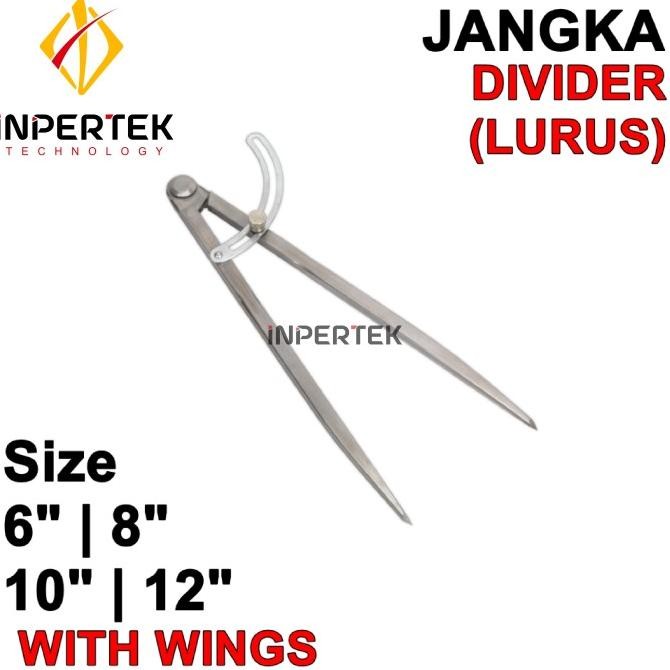 

Jangka Besi 12" Jangka Lurus Jangka Bubut 12 Wing Compass Caliper 12