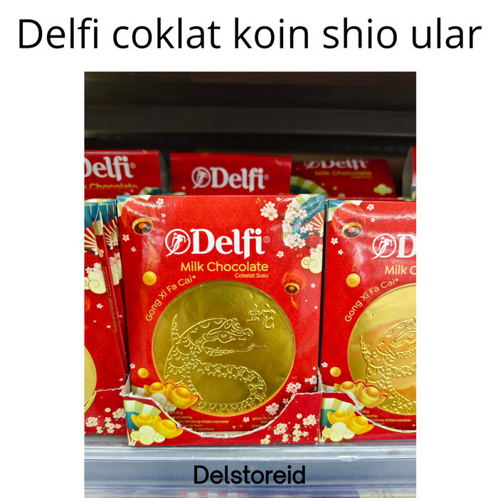 

DELFI COKELAT COKLAT GOLD COIN EDISI IMLEK 10 X 25 GR