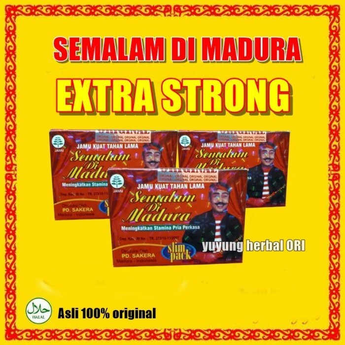 

TERLARIS! ORIGINAL [ BISA COD ] Kapsul Semalam Di Madura Semalam Dimadura asli