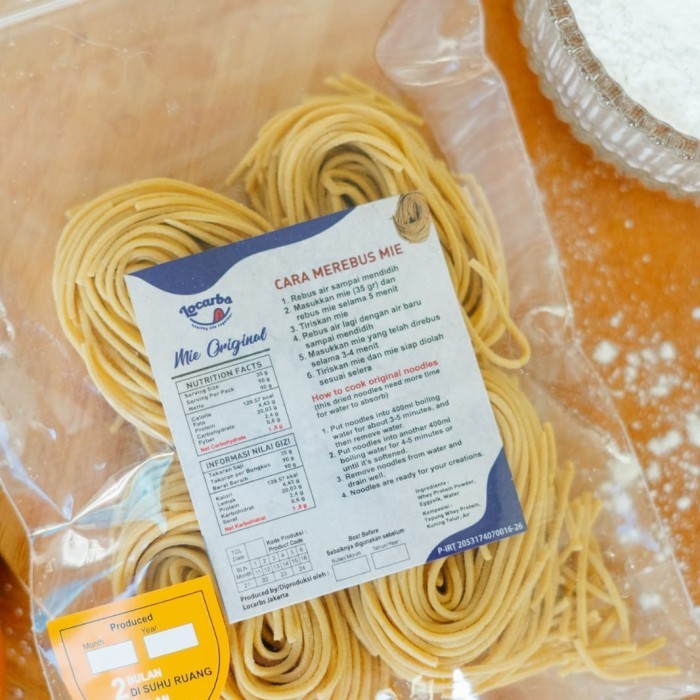 

Mie Kering KETO LowCarb Original Rendah Karbohidrat isi 4