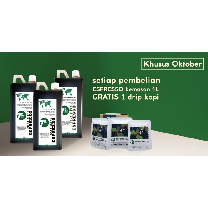 

DAMPIT Espresso Cair Kafein / Konsentrat Kopi 1 Liter - Robusta