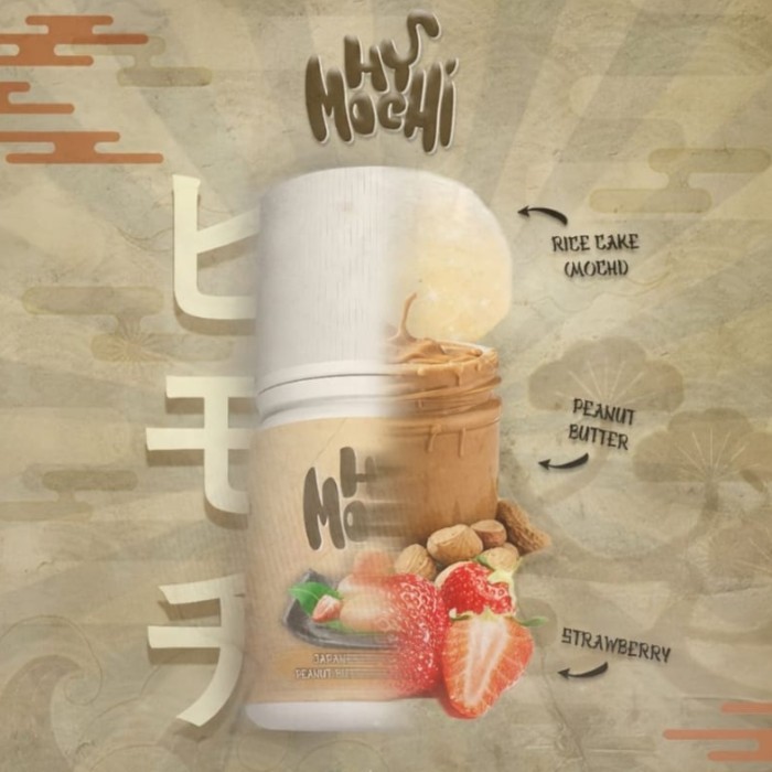 

Pacifica Hy Mochi Japanese Rice Cake with Peanut Butter And Strawberry 60ML by Pacifica x Hype
