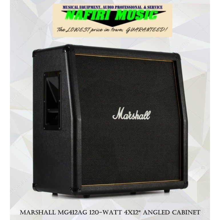 TERLARIS Marshall MG412AG 120-watt 4x12" Angled Cabinet