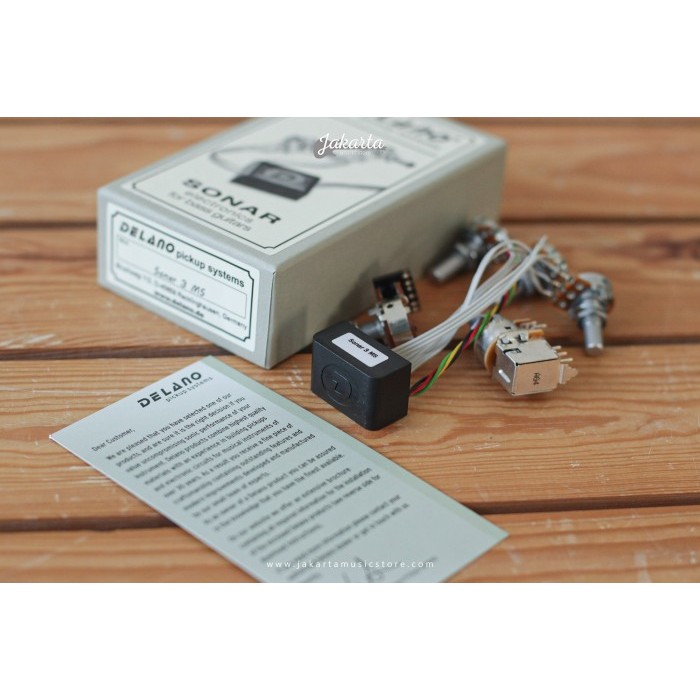 TERLARIS DELANO SONAR 3 MS Bass Preamp Onboard / pre amp EQ 3 band