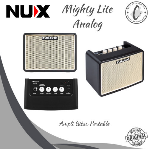 Nux Mighty Lite Analog Amplifier Gitar Portable