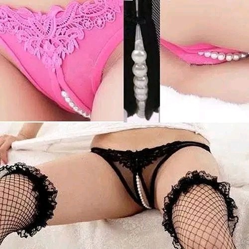 GSTRING WANITA CD CELANA DALAM SEXY MODEL MUTIARA LUBANG TENGAH