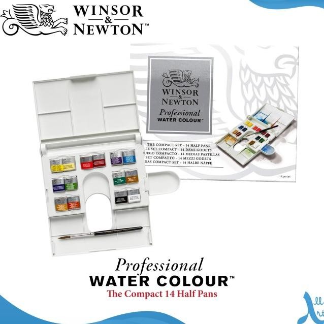 

Cat Air Winor Newton Profeional 14 Half Pan Compact Watercolor