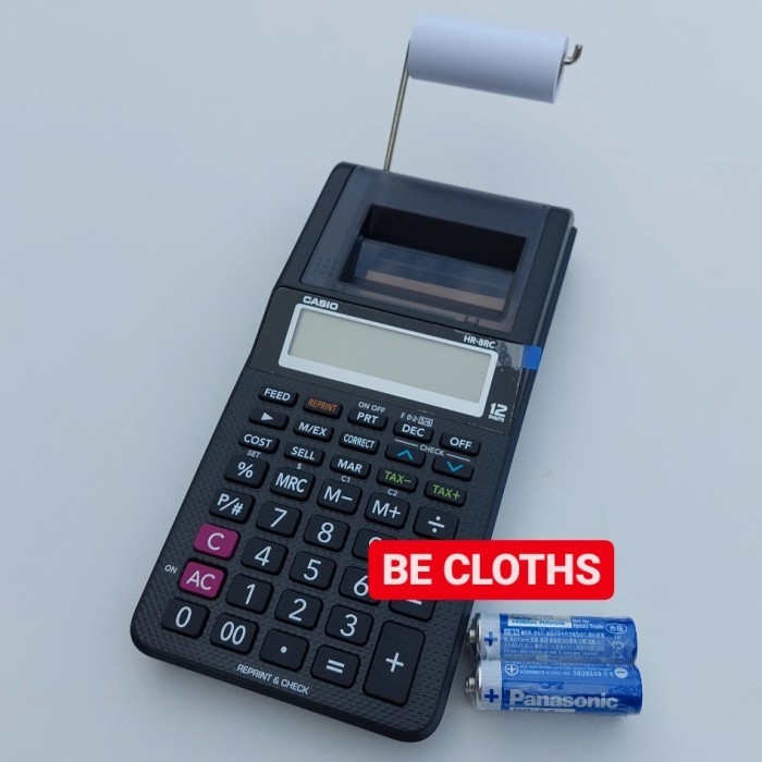 

Casio HR-8RC Printing Calculator - Struk Kalkulator Kasir HR-8RC