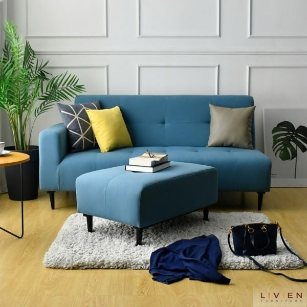 Sofa - Sofa Minimalis - Sofa Ruang Tamu - Sofa Minimalis Murah - Sofa Cloud 9 Royal Blue - LIVIEN