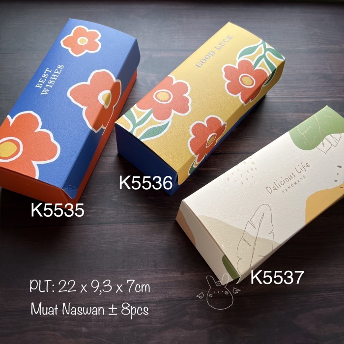 

Kotak Nastar Mooncake K5535 K5536 K5537NatalLebaran Dus Cookies