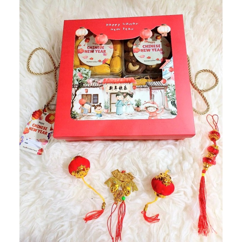 

Hampers Bingkisan Parcel Imlek Chinese New Year Cny Kue Kering