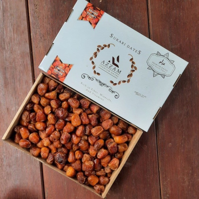 

Kurma Sukari Azzam 3 Kg Premium Dates Parcel Ramadhan Korma Basah