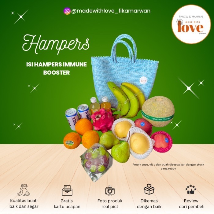 

Hampers Parcel Buah Immune Booster Murah Bekasi Timur