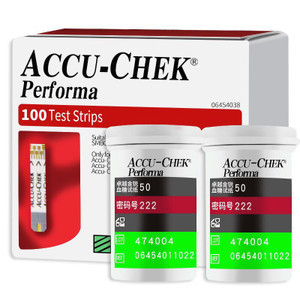 LabTestKit Rocheoper Ltd Accu Chek Performa 50/100 Pcs Test Strips (Without Chip) Blood Glucose Mete