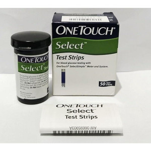 LabTestKit EXP:2025-09 One Touch / Onetouch Select Simple Test Strips 50/100pcs Blood Glucose Glucom