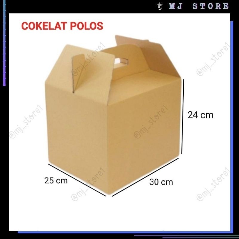 

Box Parcel Jinjing Besar ~ 30X25X24Cm Ll Kardus Lebaran Idul Fitri Sembako Eid Mubarok
