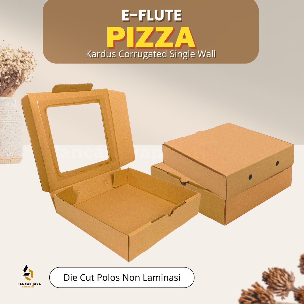 

Box Kardus Coklat Packaging Olshop Souvenir Kotak Baju Serbaguna 20X20X4.5 20X20X5 Cm