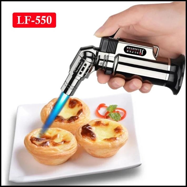 Korek Gas Torch Api Jet Las Bakar Butane Flame Gun Lighter Portable