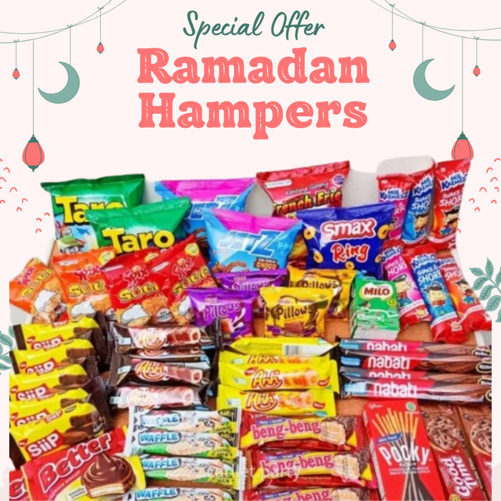 

Hampers Lebaran Idul Fitri Paket Snack Isi 50 Pcs