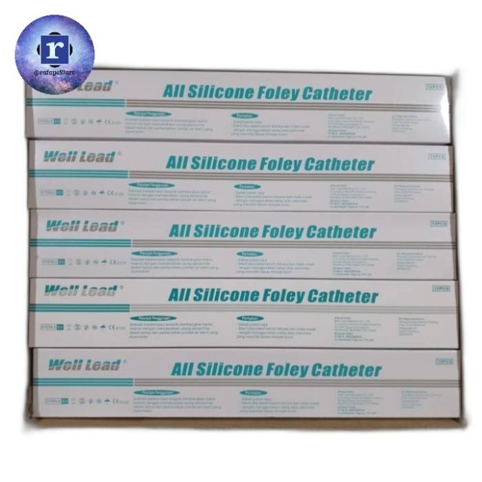 foley catheter silicon well lead