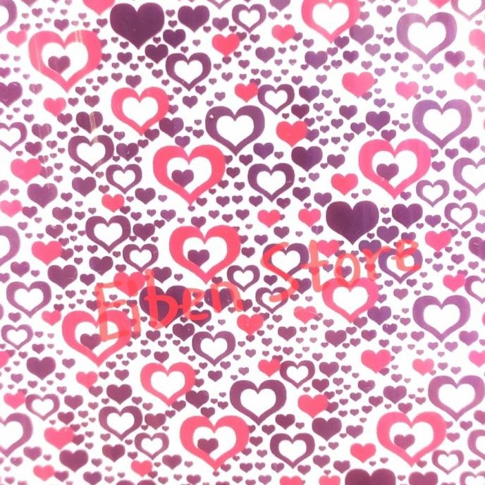 

Coklat Transfer/ Transfer Sheet Valentine Love Bonavita 30X40Cm