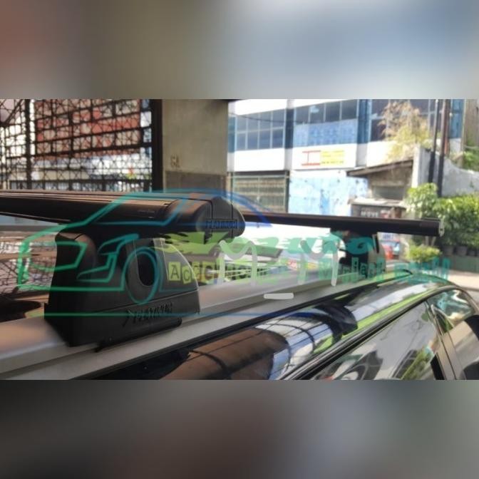 Paket Rak Platinum & Cross Bar Jepit Roof Rail Premium All New Rush  SALE