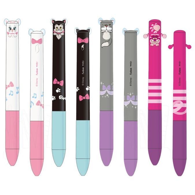 

Sakamoto Funbox MiMi Disney Animals Marie Cheshire Stitch Figaro 2 Color Ballpoint Ink Pen 0.7mm Limited Edition