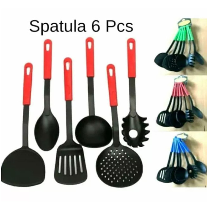 Sodet 1 Set Isi 6Pcs - Sodet Masak - Sodet Teflon Tahan Panas