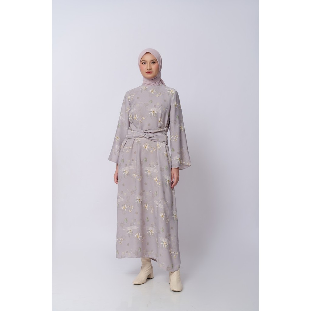 Murah ZM Zaskia Mecca - Brenda Gamis Dress Muslim - Romansa Khatulistiwa - Edisi Michelia Alba Non