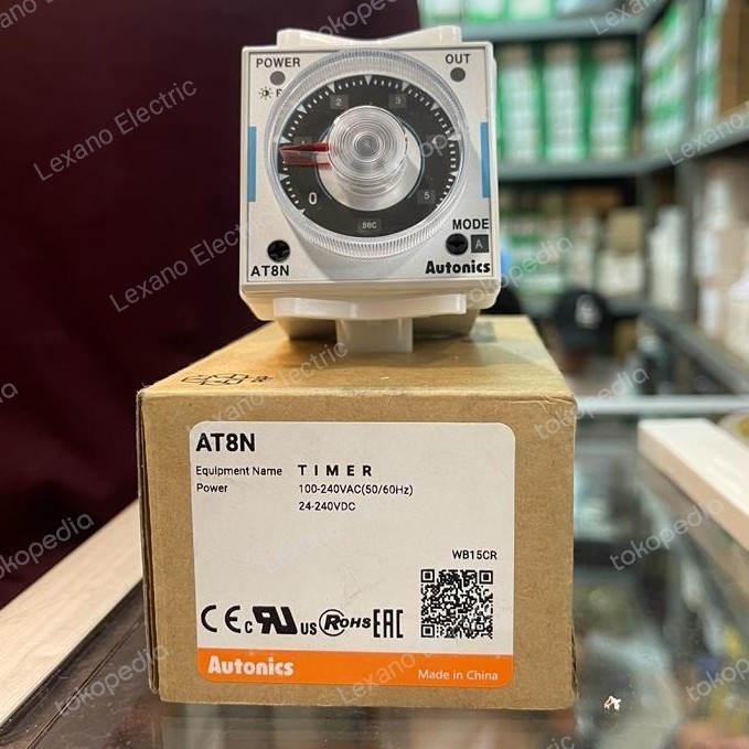 AT8N Timer Autonics Analog Universal Voltage Multi Function Timer AT8N