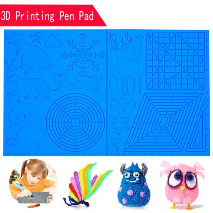 

HOT PROMO Alas Gambar Drawing Pen Print 3D Tahan Panas Ukuran 28 cm x 45 cm