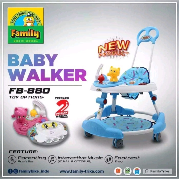 NEWW Babywalker Family FB-880 Alat Bantu Jalan Family FB 880