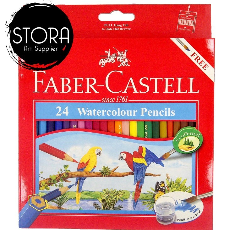 

PROMO FABER CASTELL PENSIL WARNA CAT AIR ISI 24